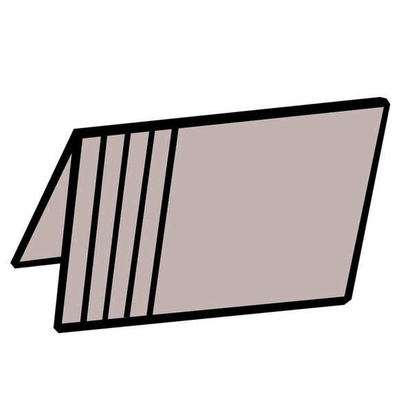 CTM Vinyl Window Inserts for Checkbook or Secretary Wallet - Picture 2 of 2